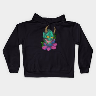 Hannya Peony Kids Hoodie